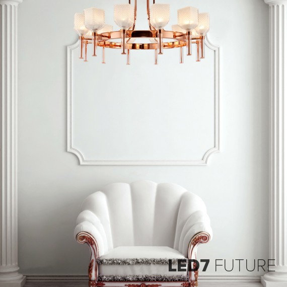 Ritz - Venice Cooper Chandelier